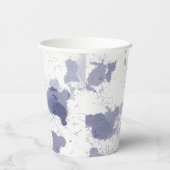 Paper Cups (236 ml) - Blue Pattern 紙コップ (右)