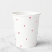 Paper Cups (236 ml) - Pink Dots 紙コップ (裏面)
