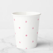 Paper Cups (236 ml) - Pink Dots 紙コップ (左)