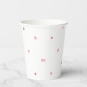 Paper Cups (236 ml) - Pink Dots 紙コップ (右)