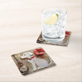 Paper Dog Coaster スクエアペーパーコースター (インサイチュ)