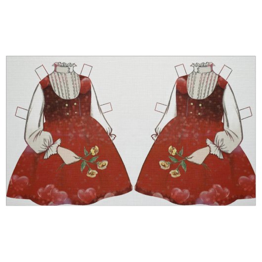 Paper Doll Christmas Fabric ファブリック (ファットクウォーター)