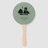 Paper Fans (10) — HMS Gaspee ハンドファン (正面)