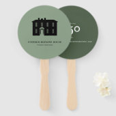 Paper Fans (10) — Stephen Hopkins House ハンドファン (正面&裏面)