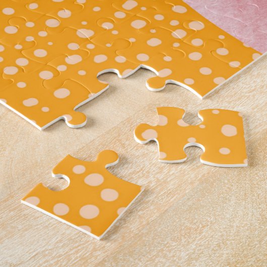 Paper landscape, ripped, torn edges, greens, rust, ジグソーパズル (側面)