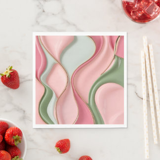 Paper luncheon napkin in stylish graphic スタンダードランチョンナプキン