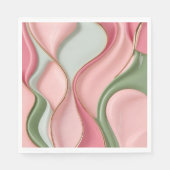 Paper luncheon napkin in stylish graphic スタンダードランチョンナプキン (正面)