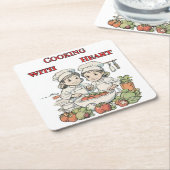 Paper Napkin スクエアペーパーコースター (アングル)