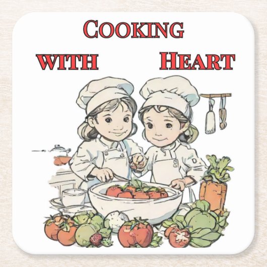 Paper Napkin スクエアペーパーコースター (正面)