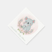 PAPER NAPKIN :ベビーKOALAS ：ベビーシャワー スタンダードカクテルナプキン (角)