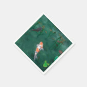 PAPER NAPKIN : 日本の絵を描's :コイ スタンダードカクテルナプキン (角)