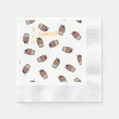 Paper Napkin 縁ありカクテルナプキン (正面)