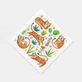 PAPER NAPKIN :遊の虎 スタンダードランチョンナプキン (角)