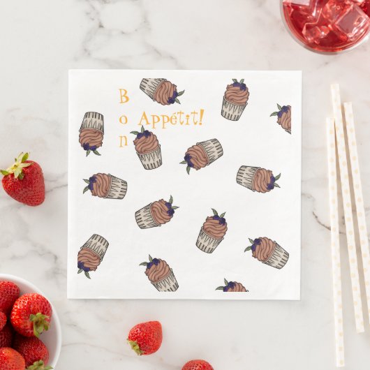 Paper Napkin "chocolate mousse" Serviette (インサイチュ)