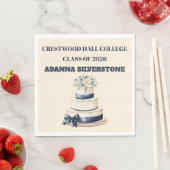 Paper Napkin-Editable Graduation Tableware Set スタンダードランチョンナプキン (インサイチュ)