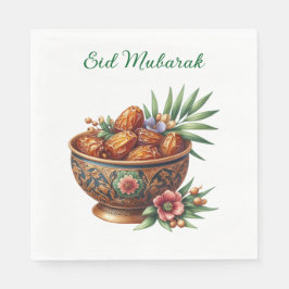 Paper Napkin-Eid Mubarak Tableware スタンダードランチョンナプキン