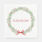 Paper Napkins – Holiday  Table Décor Essentials スタンダードランチョンナプキン (正面)