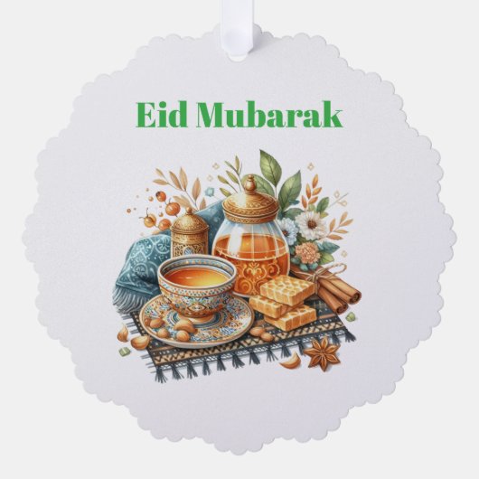 Paper Ornament Card-Scalloped Paper Ornaments オーナメントカード (正面)