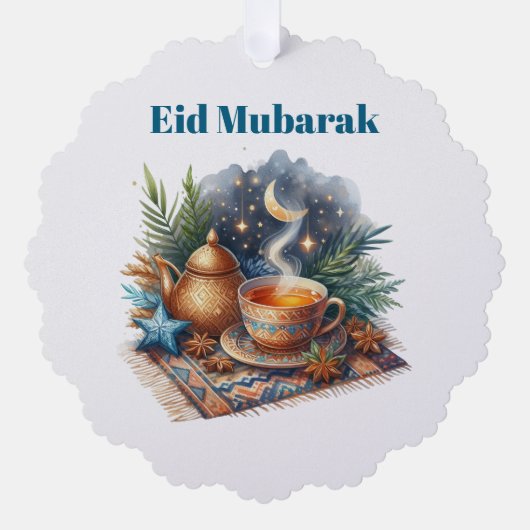 Paper Ornament Card-Scalloped Paper Ornaments オーナメントカード (正面)