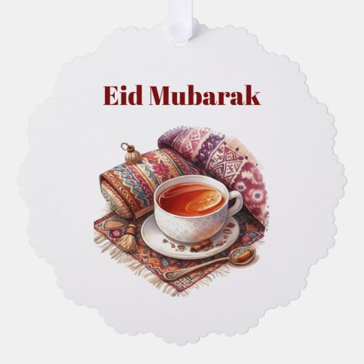 Paper Ornament Card-Scalloped Paper Ornaments オーナメントカード (正面)