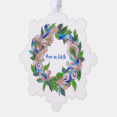 Paper Ornament Card Wreath オーナメントカード (左)