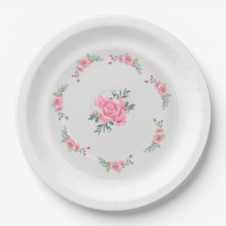 Paper & Party Plates || ローズガーデンパーティープレート ペーパープレート