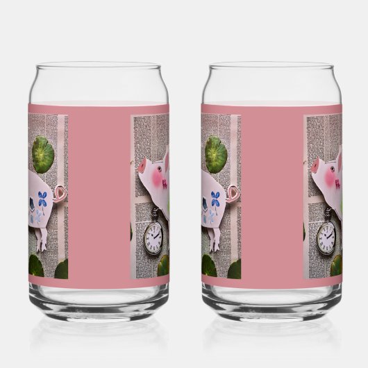 Paper Pig Soda Glass ガラス缶 (左)