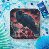 Paper Plate Crow Série 2  ペーパープレート (パーティー)