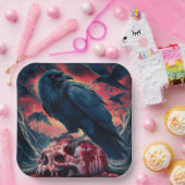 Paper Plate Crow Série 2  ペーパープレート (パーティー)