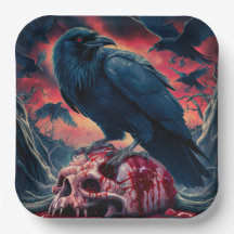 Paper Plate Crow Série 2 