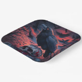 Paper Plate Crow Série 2 02 ペーパープレート (傾斜あり)