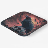 Paper Plate Crow Série 2 03 ペーパープレート (傾斜あり)