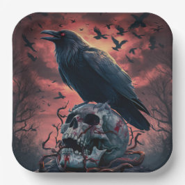 Paper Plate Crow Série 2 03 ペーパープレート