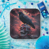 Paper Plate Crow Série 2 04 ペーパープレート (パーティー)