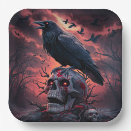 Paper Plate Crow Série 2 04 ペーパープレート