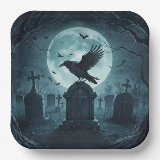 Paper Plate Crow Série 2 07 ペーパープレート (正面)