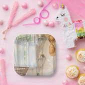 Paper Plate Curtain in the Wind ペーパープレート (パーティー)