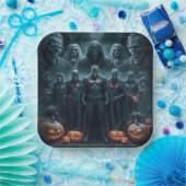 Paper Plate Dark Art Série 1 03 ペーパープレート (パーティー)