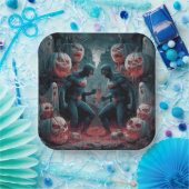 Paper Plate Dark Art Série 1 04 ペーパープレート (パーティー)