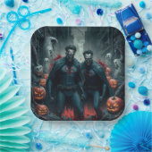 Paper Plate Dark Art Série 1 05 ペーパープレート (パーティー)