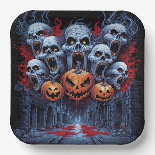 Paper Plate Dark Art Série 1 11 ペーパープレート (正面)