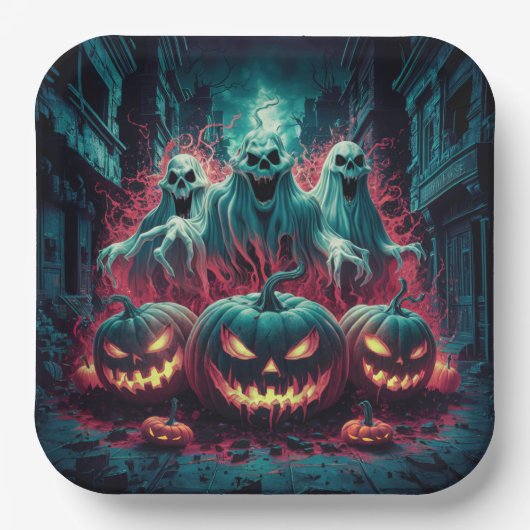 Paper Plate Dark Art Série 1 14 ペーパープレート (正面)