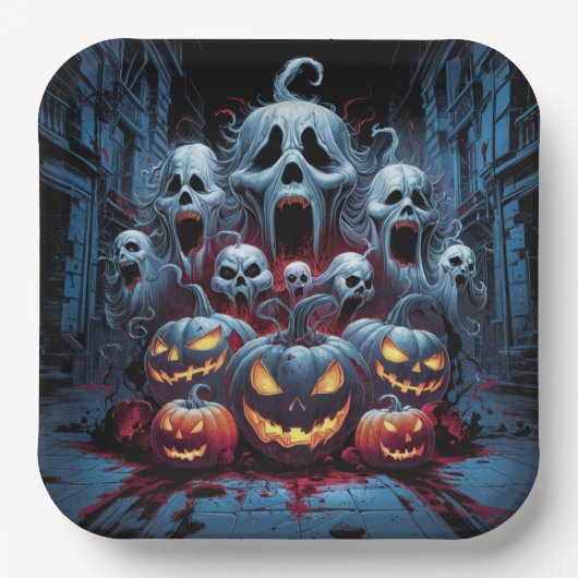 Paper Plate Dark Art Série 1 15 ペーパープレート (正面)