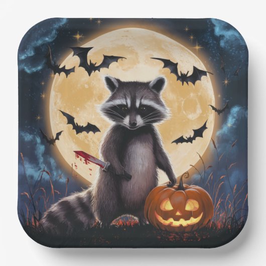 Paper Plate Dark Art Série 1 16 ペーパープレート (正面)