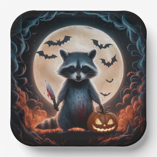 Paper Plate Dark Art Série 1 18 ペーパープレート (正面)