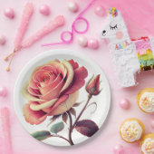 Paper Plate floral wedding/shower ペーパープレート (パーティー)