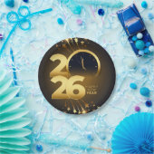 Paper Plate-Happy New Year 2026 Tableware Set ペーパープレート (パーティー)