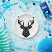 Paper plate with deer / Pappteller mit Hirsch ペーパープレート (パーティー)