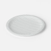 Paper Plates 17,8 cm - Blue Stripes ペーパープレート (アングル)