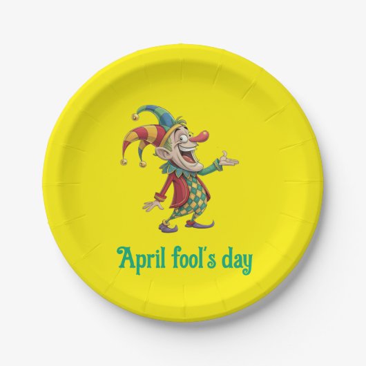 Paper Plates, April fool's Day Clown  ペーパープレート (正面)
